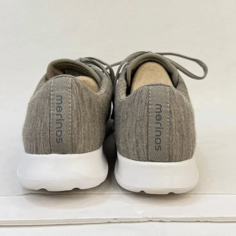 Merinos Womens Lace Up Casual Sneaker Lightweight Merino Wool Comfort Size 10